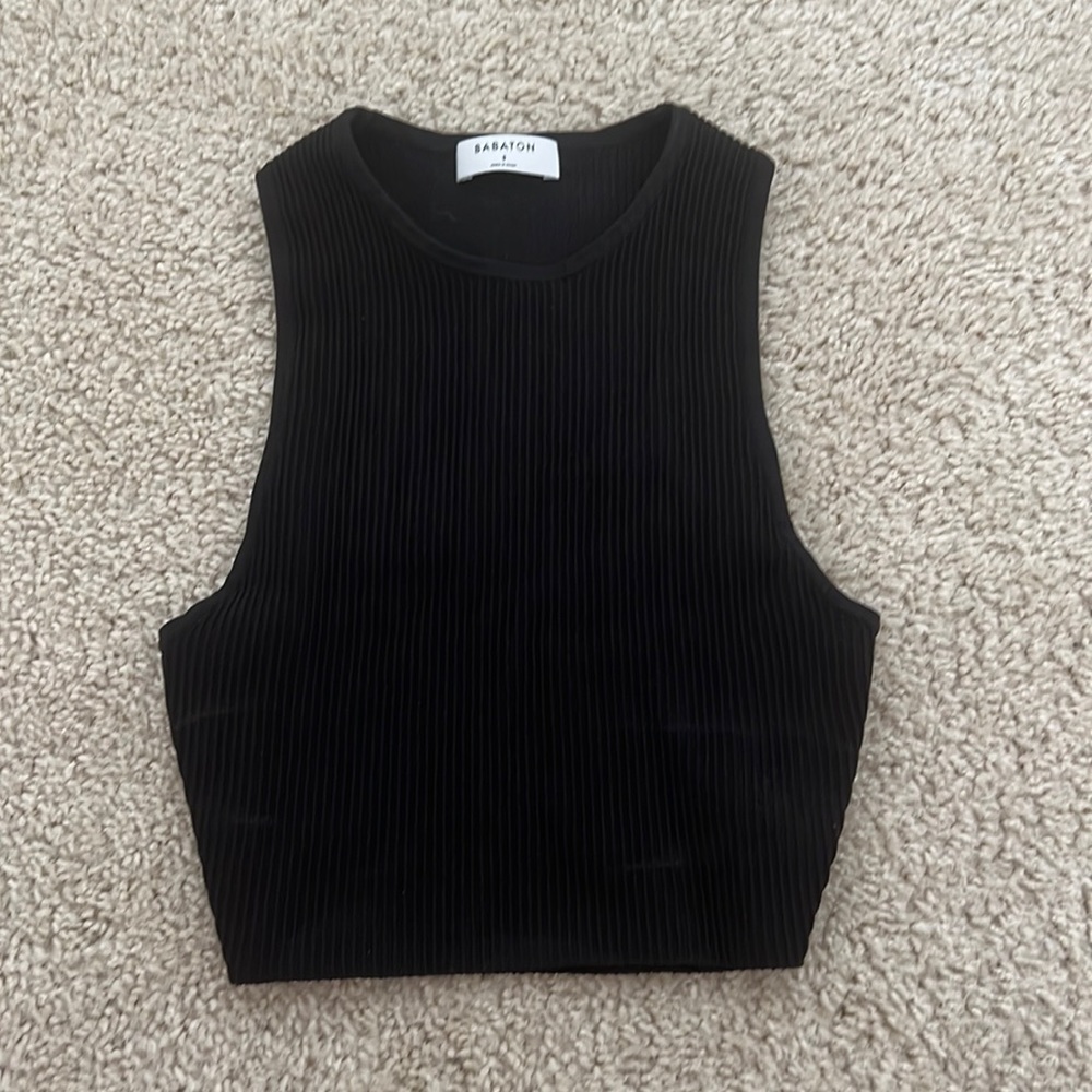 Babaton Racer Tank Ribbed
